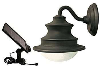 【中古】【輸入品・未使用】Gama Sonic Barn Solar Outdoor LED Light Fixture%ｶﾝﾏ% Gooseneck Wall Mount%ｶﾝﾏ% Brown Finish #GS-122 [並行輸入品]