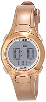 【中古】【輸入品・未使用】[メンズウォッチ]Calypso Unisex Digital Watch with LCD Dial Digital Display and Gold Plastic Strap K5677/3[並行輸入品]