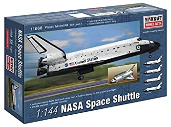 【中古】【輸入品・未使用】Minicraft NASA Shuttle Building Kit%ｶﾝﾏ% 1/144 Scale [並行輸入品]