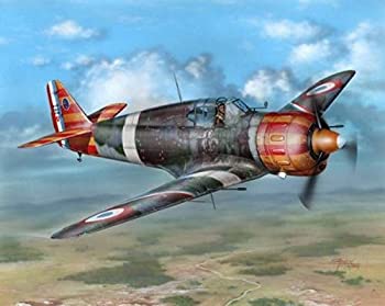 【中古】【輸入品・未使用】Azur Bloch MB152C1 Red and Yellow Stripes Airplane Model Kit (1/32 Scale) [並行輸入品]