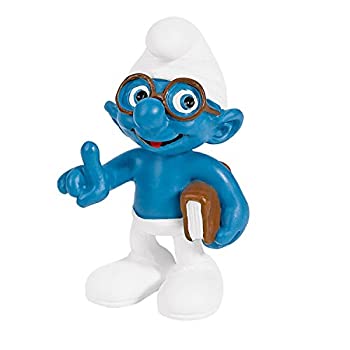 【中古】【輸入品・未使用】Schleich North America Brainy Smurf with Book [並行輸入品]