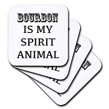 【中古】【輸入品・未使用】Tory Anneコレクション引用???Bourbon Is My Spirit Animal???コースター set-of-8-Soft cst_221135_2