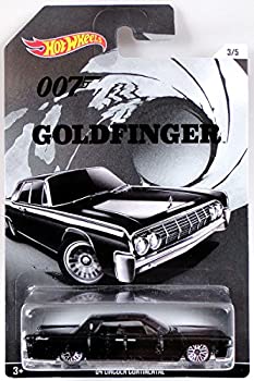 【中古】【輸入品・未使用】2015 Hot Wheels 3/5 James Bond 007 Goldfinger black '64 Lincoln Continental