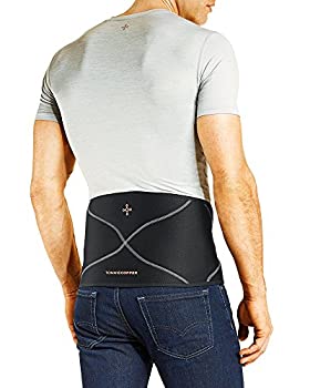 【中古】【インポート品・未当て嵌める】(Small/Medium%ｶﾝﾏ% Black) - Tommie Copper Men\u0027s Comfort Back Brace スポーツウェア・アクセサリー-サポーター