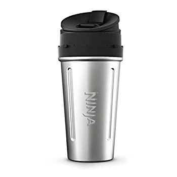 【中古】【輸入品・未使用】24 oz. Stainless Steel Nutri Ninja with Sip & Seal Lid (XSKDWSS24) [並行輸入品]
