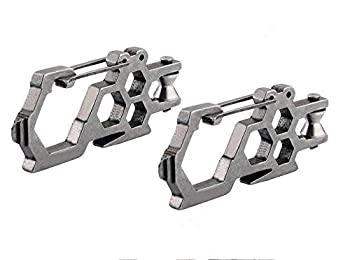 【中古】【インポート品・未当てはめる】SZHOWORLDﾃつｮ 2PCS EDC Para-Biner Pulley System Carabiner Paracord Carabiner Multifunction Survival Tool by SZHOWORLD
