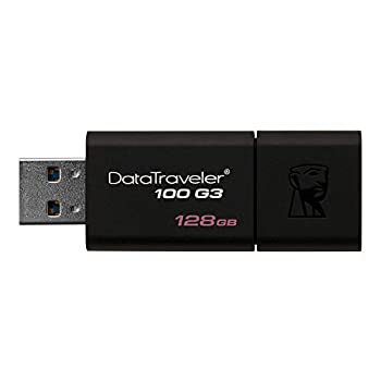 【中古】【輸入品・未使用】キングストン Kingston USBメモリ 128GB USB3.0 DataTraveler 100 G3 DT100G3/128GB 5年保証