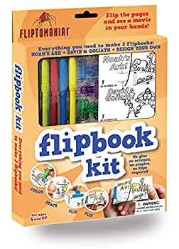 【中古】【輸入品・未使用】Fliptomania Flipbook アニメーションキット: ノアの箱舟、デビッド&ゴリアテ｜スカイマーケットプラス