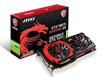【中古】【インポート品・未当てはめる】MSI Computer Video Graphics Card GTX 980TI GAMING 6G [並行輸入品]