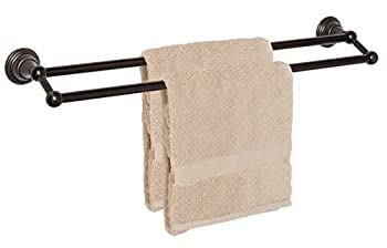 【中古】【輸入品・未使用】Dynasty Hardware 2216-ORB Muirfield 60cm Double Towel Bar Oil Rubbed Bronze|スカイマーケットプラス