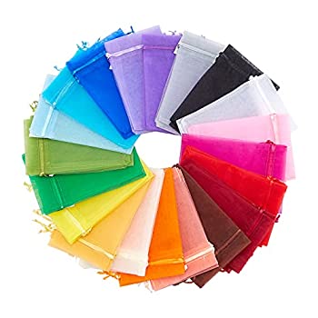 【中古】【輸入品・未使用】Pandahall オーガンジーギフトバッグ 4x6%ﾀﾞﾌﾞﾙｸｫｰﾃ% wh-OP-T247-M