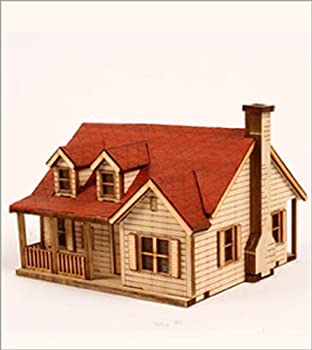 【中古】【輸入品・未使用】DESKTOP Wooden Model Kit Western House 2 by YOUNGMODELER [並行輸入品]