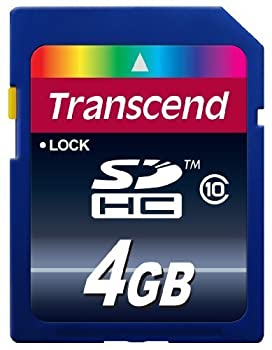 【中古】【インポート品・未当て嵌める】Transcend 4GB Class 10 SDHC Card (TS4GSDHC10) (Size:4GB) by Transcend [並行輸入品]