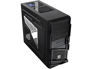 【中古】【インポート品・未当てはめる】Thermaltake Commander MS-I Mid Tower ATX Gaming Computer Case VN400A1W2N Black ( Color:Full Black/Metal Mesh) by Thermaltake [並行輸入
