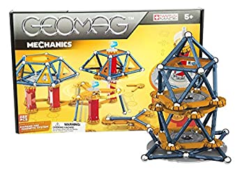 【中古】【輸入品・未使用】Geomag Mechanics 222-Piece Magnetic Construction Set [並行輸入品]
