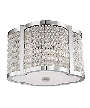 【中古】【インポート品・未当て嵌める】Hudson Valley照明装置Ballston 4-light閃光電球マウント???Aged金管楽器完成水晶声遣いShade 16%ﾀﾞﾌﾞﾙｸｫｰﾃ% 4302-PN 1
