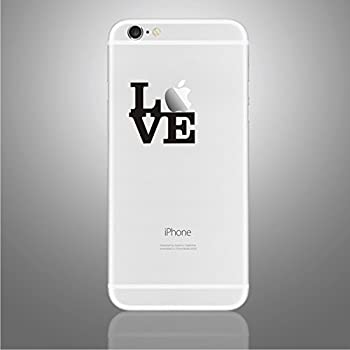 【中古】【輸入品・未使用】iPhone全シリーズ対応 LOVEアートステッカー 6B118 [並行輸入品]