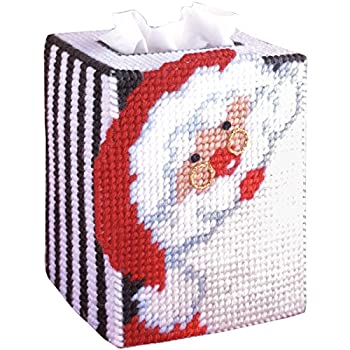 【中古】【輸入品・未使用】Tobin Santa Tissue Box Plastic Canvas Kit by Tobin [並行輸入品]｜スカイマーケットプラス