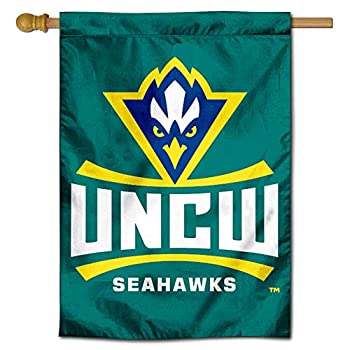 【中古】【輸入品・未使用】UNCW Seahawks 28?\u0026quot; x 40?\u0026quot; Two Sided House Flag