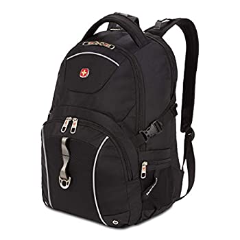 【中古】【インポート品・未当て嵌める】SWISSGEAR 3258 College Business Travel Everyday Men\u0027s and Women\u0027s Effortless Backpack Black 141［並行輸入］
