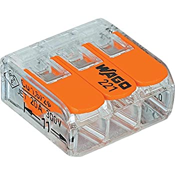 【中古】【インポート品・未当て嵌める】WAGO 221???413?lever-nuts 3?Conductorコンパクトコネクタ Pack of 50 221-413