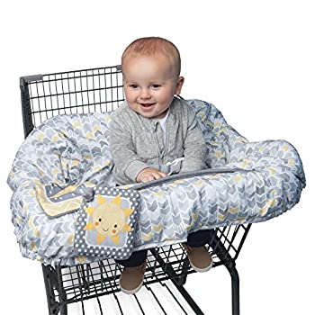 【中古】【インポート品・未当て嵌める】Boppy Shopping Cart Cover%ｶﾝﾏ% Sunshine/Gray by Boppy [並行輸入品]