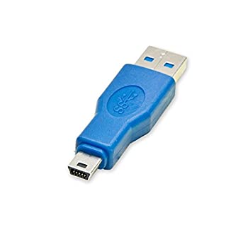 【中古】【インポート品・未当て嵌める】Syba SY-ADA20085 USB 3.0 Type A Male to Mini B Adapter [並行輸入品]