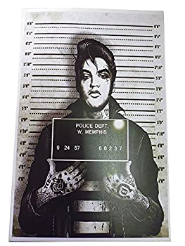 【中古】【輸入品・未使用】(トゥーファスト) TOO FAST ポスター キングマグショット柄 エルビスプレスリー インテリア雑貨 [並行輸入品]
