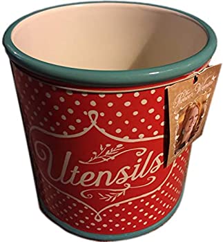 【中古】【輸入品・未使用】Pioneer Woman 6 1/2 x 7 Polka Dot Stoneware Utensil Canister by The Pioneer Woman