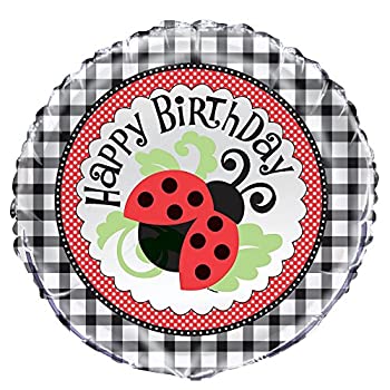 【中古】【輸入品・未使用】18' Foil Ladybug Birthday Balloon [並行輸入品]｜スカイマーケットプラス