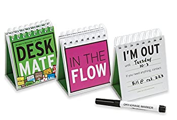 【中古】【輸入品・未使用】(オフィスオキシジェン) Office Oxygenデスクトップフリップサイン Deskmate 24 オフィス仕切り用 邪魔しないで ようこそサイン