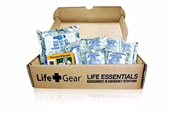 【中古】【インポート品・未当て嵌める】Life Gear Life Essentials 3 day%ｶﾝﾏ% 1 person Emergency Food%ｶﾝﾏ% Water \u0026 Thermal blanket by Life+Gear [並行輸入品]