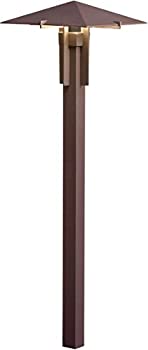 【中古】【輸入品・未使用】Kichler 15803AZT30R ランドスケープパス 3ライト LED 合計18ワット 質感のある建築ブロンズ