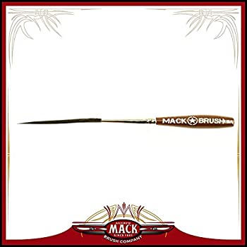 【中古】【輸入品・未使用】Andrew Mack サイズ1シリーズ ロングボブ ピンストライピング スクロールブラシ ブラック 合成 & ブルー リス ブレンド 1 3/4インチ ヘアレング|スカイマーケットプラス