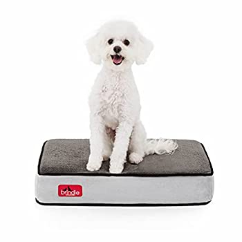 【中古】【インポート品・未当てはめる】Brindle Waterproof Designer Memory Foam Pet Bed