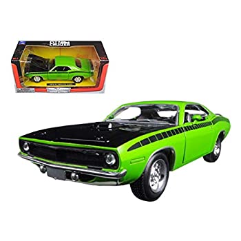 【中古】【輸入品・未使用】[プリマス]Plymouth 1970 Cuda Green with Black 1/24 by New Ray 71875 [並行輸入品]