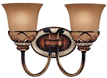 【中古】【インポート品・未当てはめる】Minka Lavery 5742-206%ｶﾝﾏ% Aston Court Reversible Glass Wall Vanity Lighting%ｶﾝﾏ% 2 Light%ｶﾝﾏ% 200 Watts%ｶﾝﾏ% Bronze by Minka-Lavery [