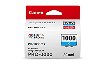 【中古】【輸入品・未使用】CanonInk LUCIA PRO PFI-1000 Cyan Individual Ink Tank [並行輸入品]