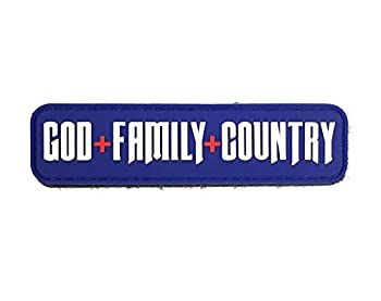 【中古】【輸入品・未使用】Patriot Patch Co - God + Family + Country Patch