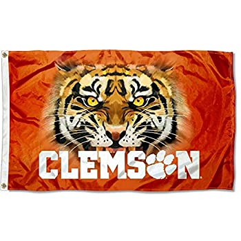 【中古】【インポート品・未当て嵌める】Clemson Tigers Tiger Eyes College信号旗