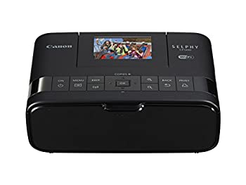 【中古】【インポート品・未当て嵌める】Canon Selphy CP1200 Black Wireless Color Photo Printer [並行輸入品]
