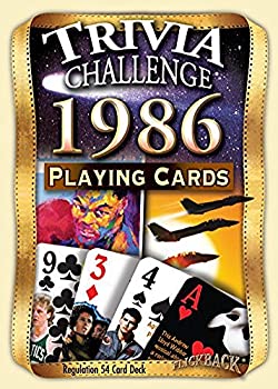【中古】【インポート品・未当て嵌める】[フリックバックメディア]Flickback Media%ｶﾝﾏ% Inc. 1986 Trivia Playing Cards: 30th Birthday Gift or 30th Anniversary Gift 4675680 [並行