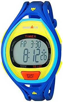 【中古】【輸入品・未使用】(タイメックス) Timex アイアンマンスリーク50フルサイズウォッチ Unisex Blue/Lime Color Block｜スカイマーケットプラス