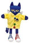 【中古】【輸入品・未使用】MerryMakers 14.5%ﾀﾞﾌﾞﾙｸｫｰﾃ% PETE THE CAT AND HIS FOUR GROOVY BUTTONS PUPPET Character By Eric Litwin by MerryMakers [並行輸入品]