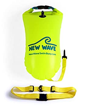 【中古】【輸入品・未使用】New Wave スイムブイ オープンウォータースイマーとトライアスロン選手用 - 軽量で目に見えるフロート 安全なトレーニングとレース用 (PVC 15リ