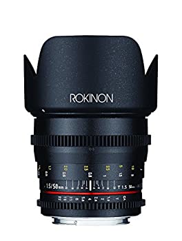 【中古】【輸入品・未使用】Rokinon Cine DS 50mm T1.5 AS IF UMC Full Frame Cine Lens for Nikon [並行輸入品]
