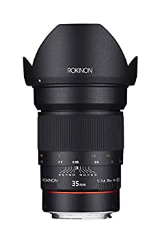 【中古】【輸入品・未使用】Rokinon AE35M-C 35mm F1.4 Aspherical Lens for Canon EF Cameras [並行輸入品]｜スカイマーケットプラス