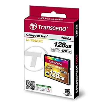 【中古】【インポート品・未当てはめる】Transcend 128GB Compact Flash Memory Card 1000x (TS128GCF1000) [並行輸入品]