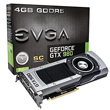 【中古】【インポート品・未当て嵌める】EVGA GeForce GTX 980 4GB SC GAMING%ｶﾝﾏ% Silent Cooling Graphics Card 04G-P4-2982-KR by EVGA [並行輸入品]