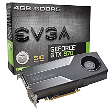 【中古】【輸入品・未使用】EVGA GeForce GTX 970 4GB SC GAMING%ｶﾝﾏ% Silent Cooling Graphics Card 04G-P4-1972-KR by EVGA [並行輸入品]